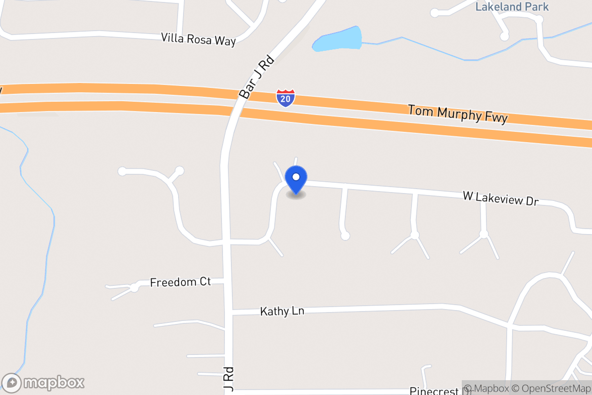 Map of 61 W Lakeview Dr