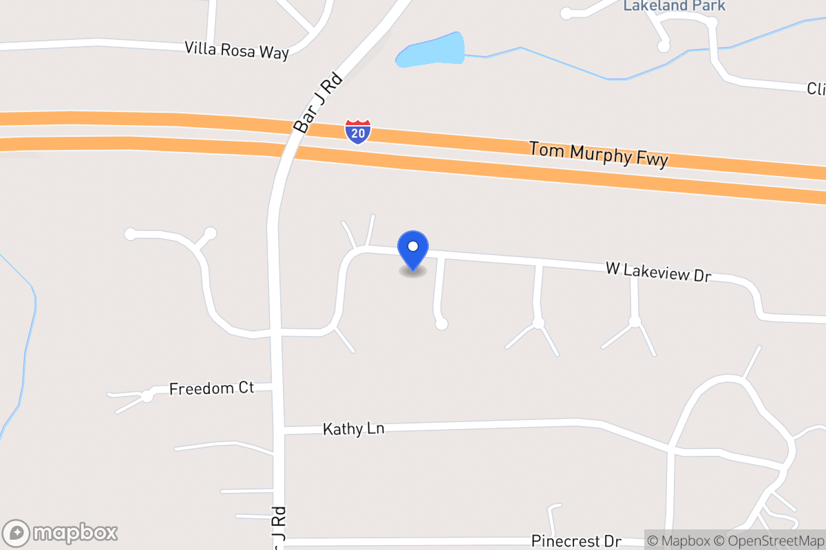Map of 85 W Lakeview Dr