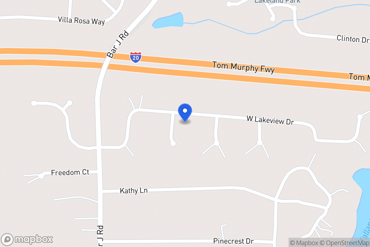 Map of 103 W Lakeview Dr