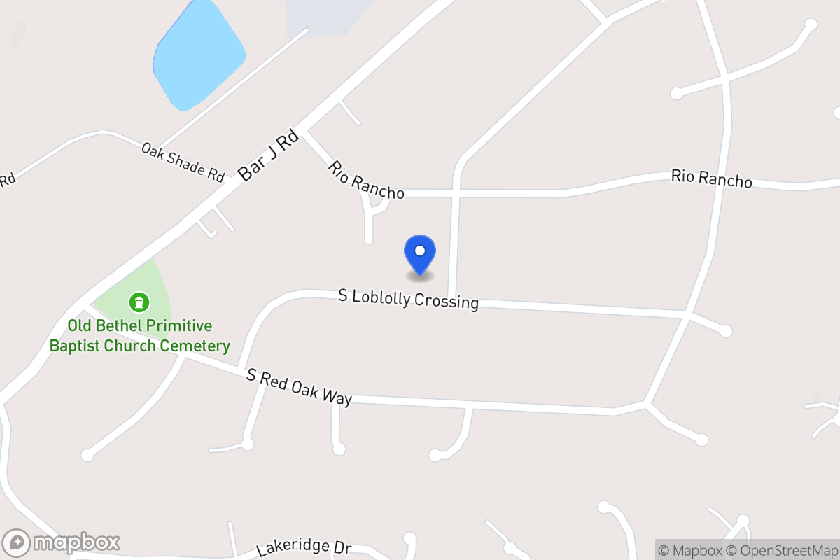 Map of 160 White Pine Ln