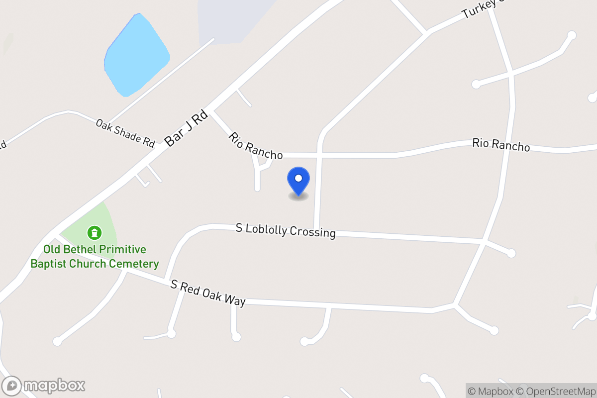 Map of 106 S Loblolly Xing