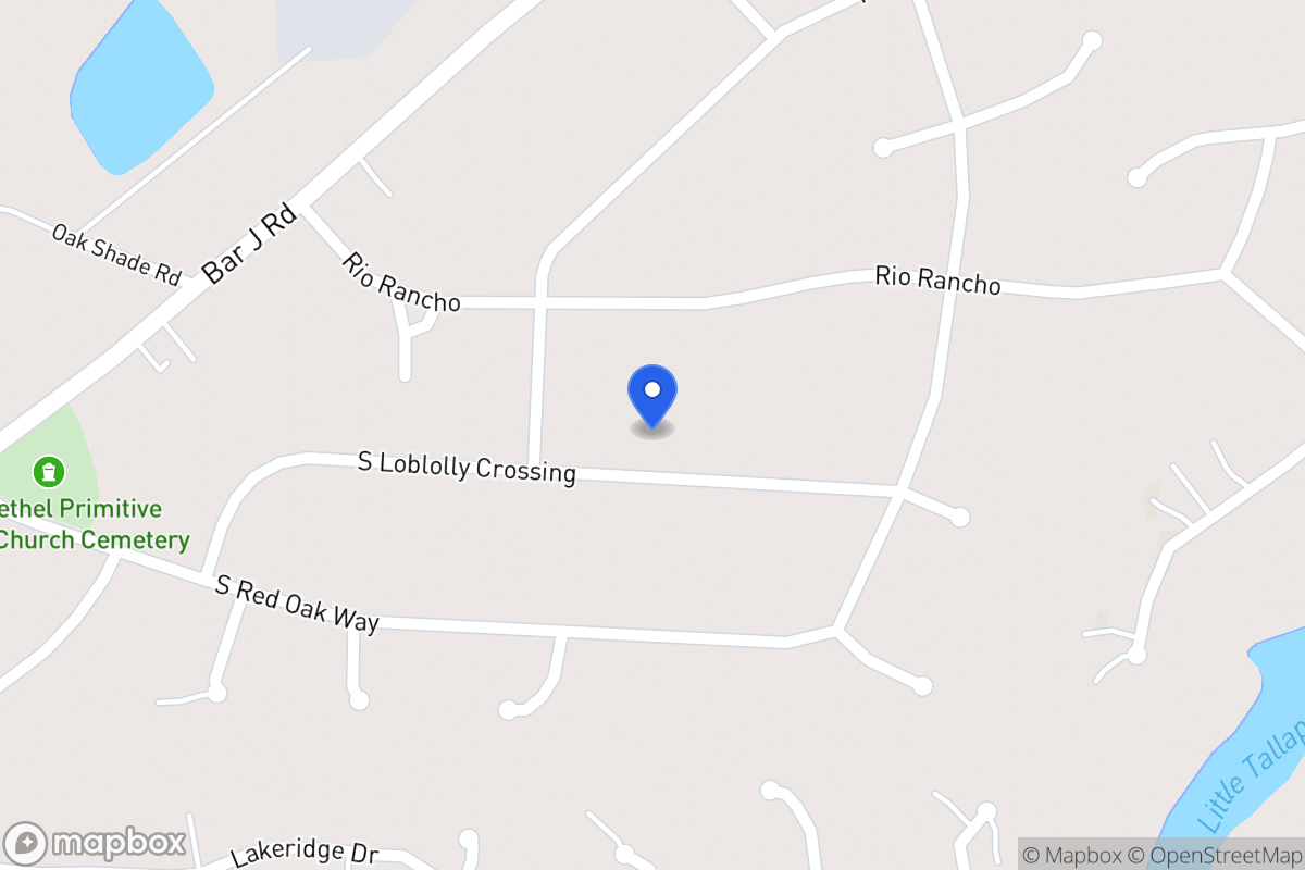 Map of 184 White Pine Ln
