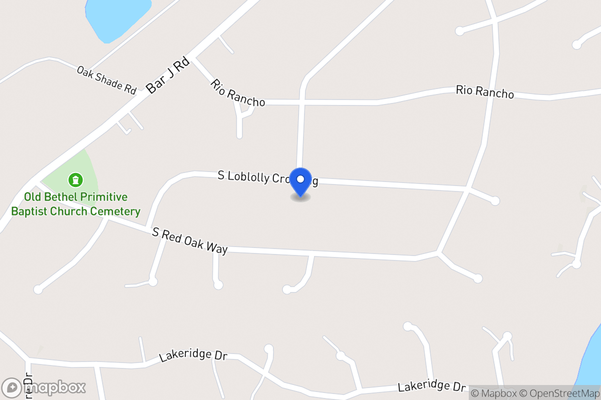 Map of 169 White Pine Ln