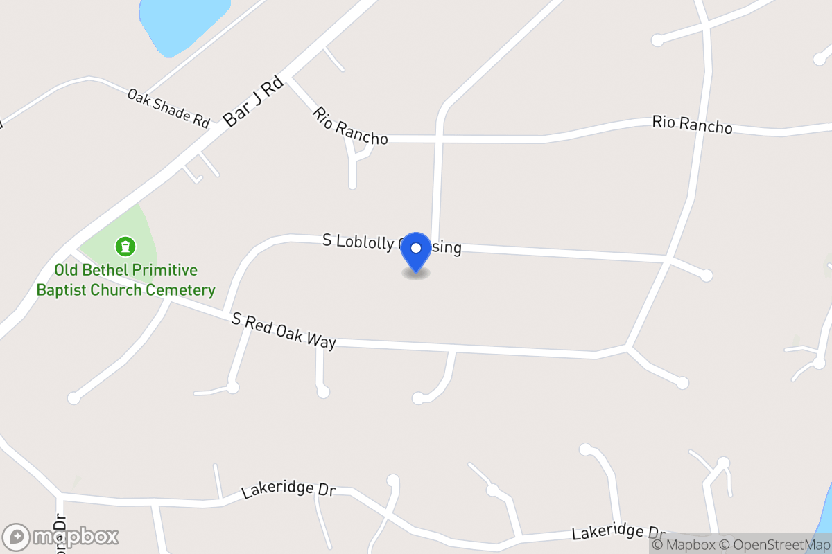 Map of 163 White Pine Ln