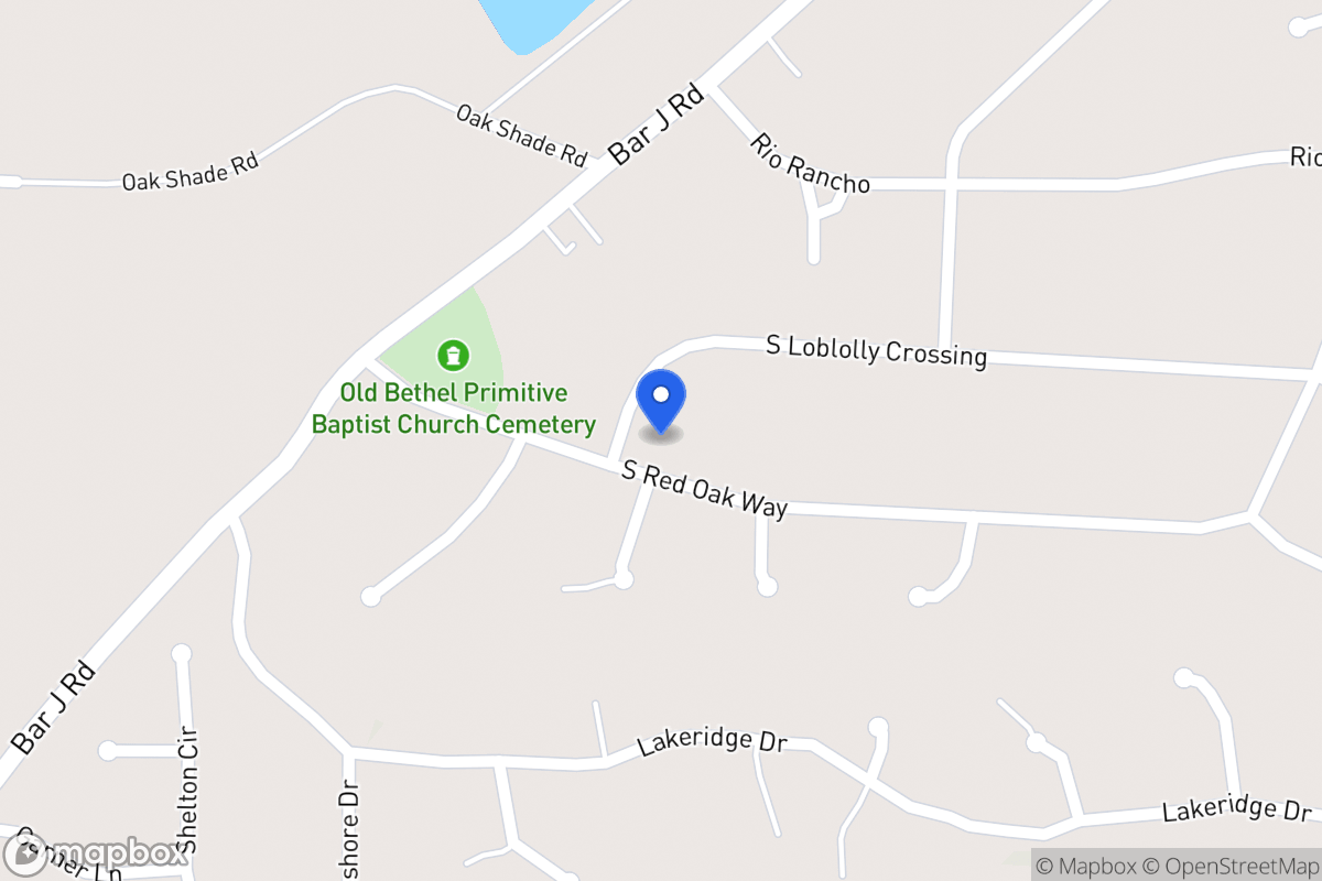 Map of 88 S Red Oak Way