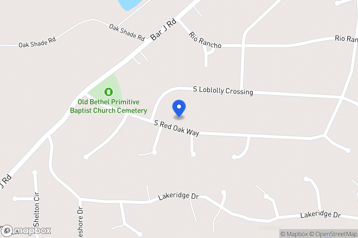 Map of 102 S Red Oak Way