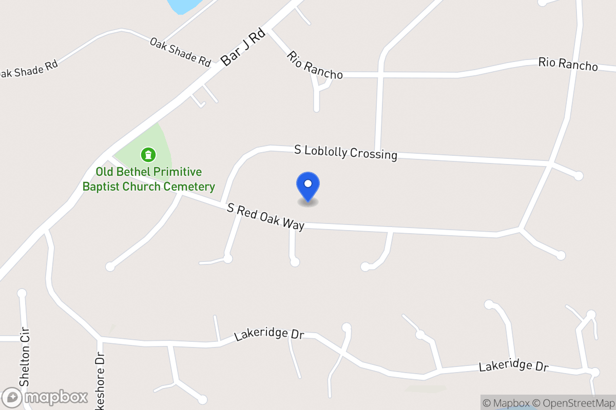 Map of 144 S Red Oak Way