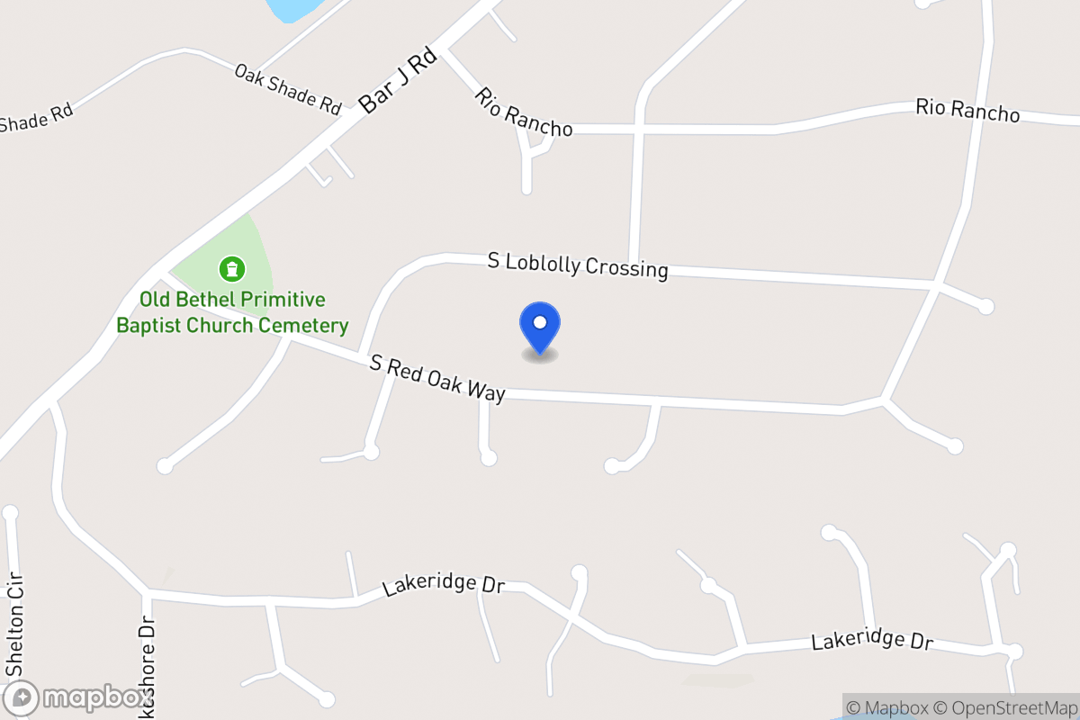 Map of 158 S Red Oak Way