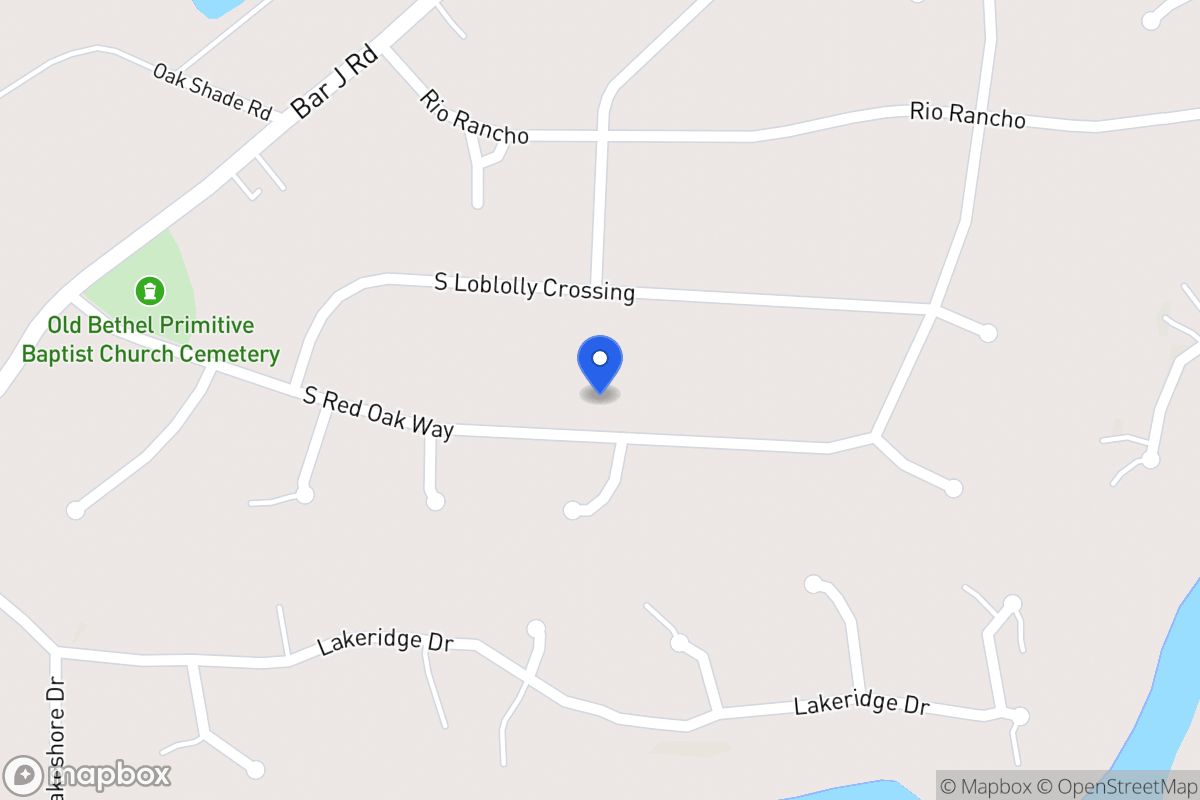 Map of 186 S Red Oak Way