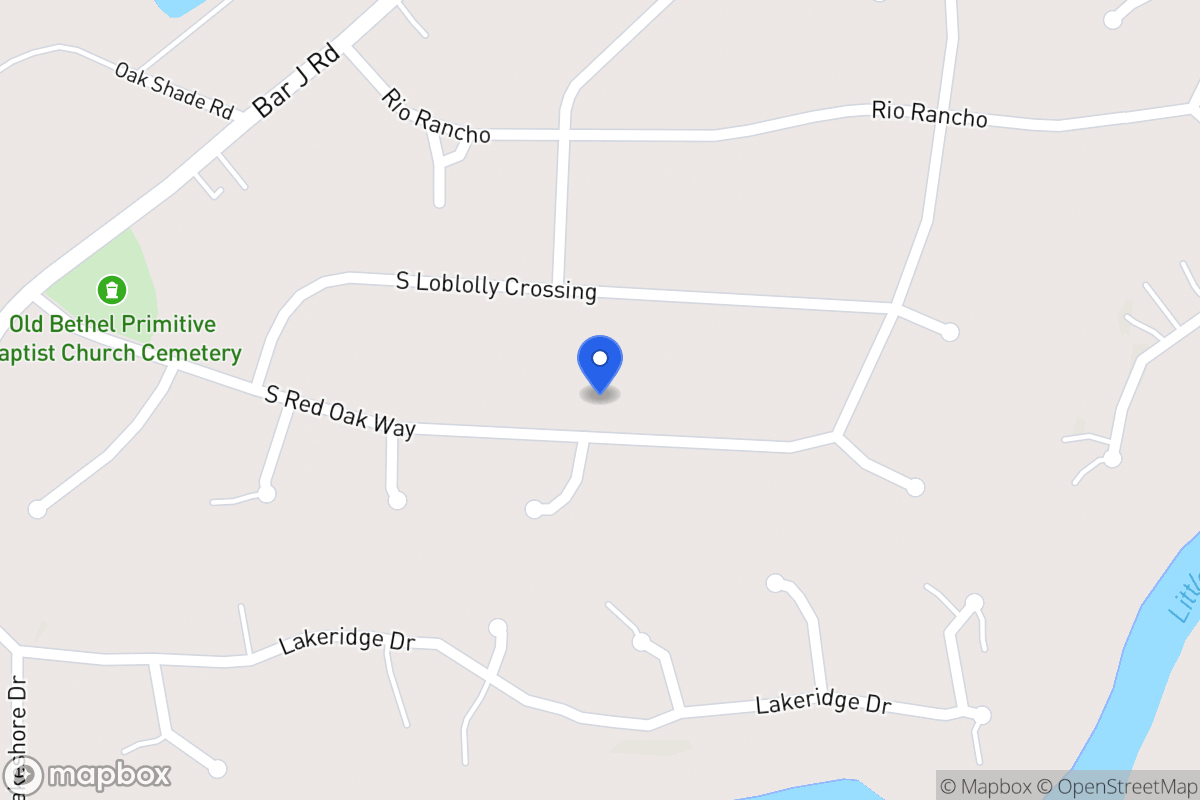 Map of 192 S Red Oak Way