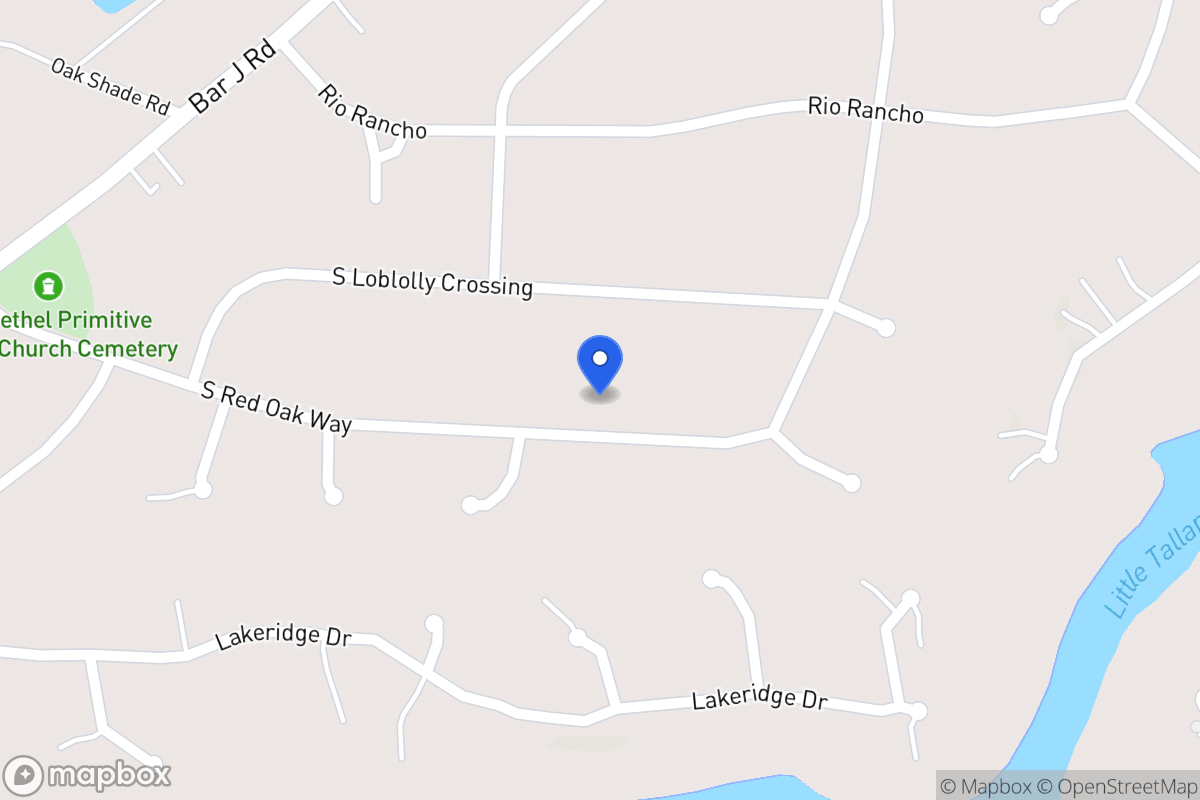 Map of 214 S Red Oak Way