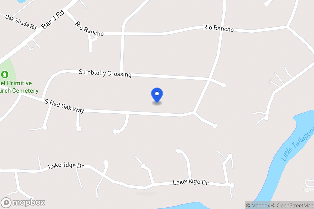 Map of 228 S Red Oak Way