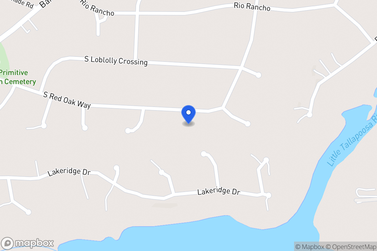Map of 247 S Red Oak Way