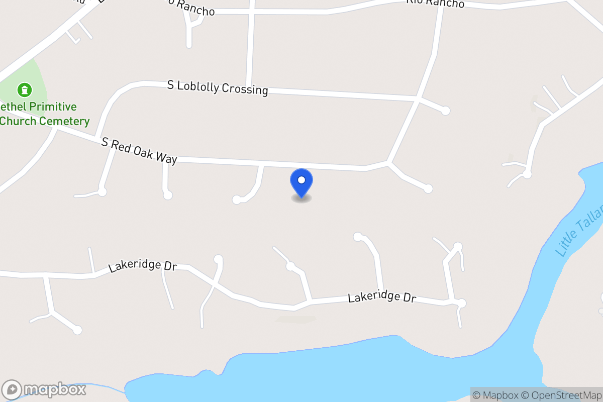Map of 219 S Red Oak Way
