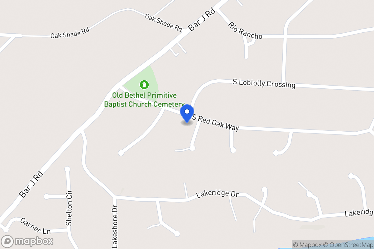 Map of 101 Water Oak Ct