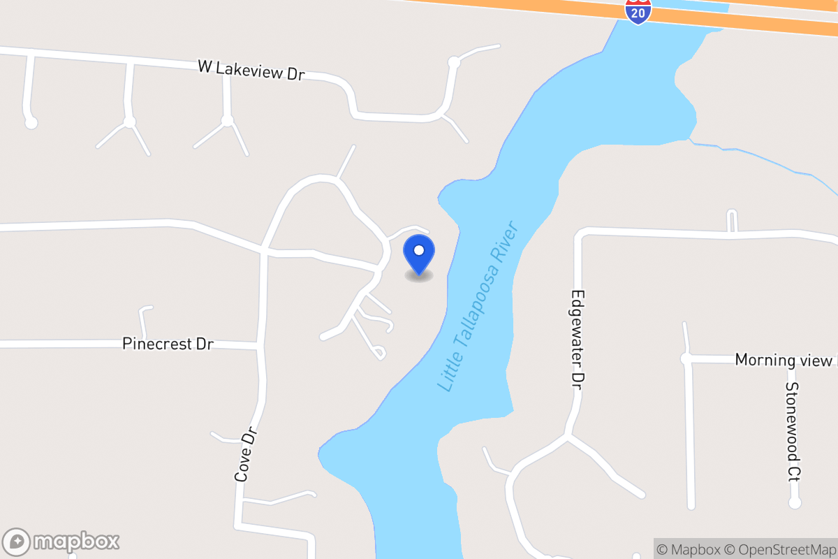 Map of 166 Springbrook Cir
