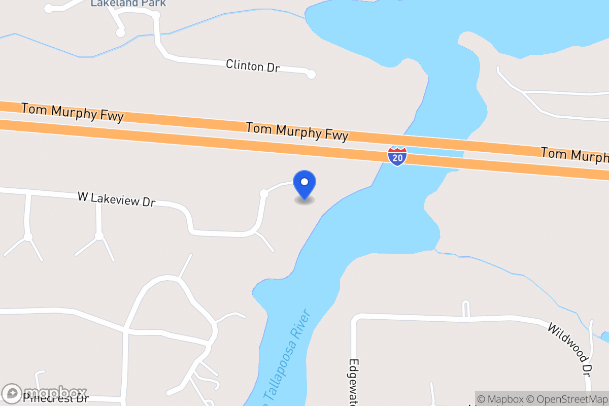 Map of 207 W Lakeview Dr
