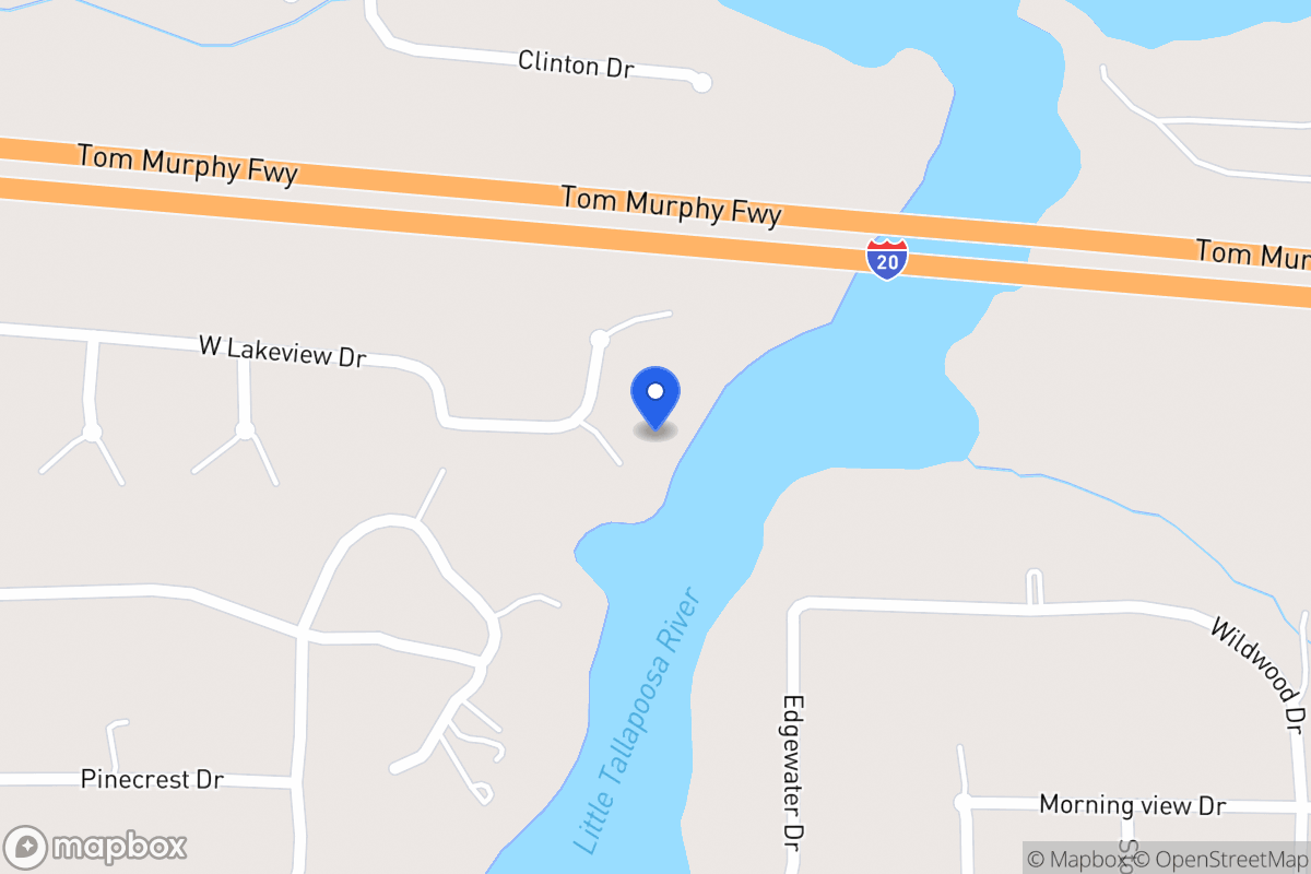 Map of 197 W Lakeview Dr