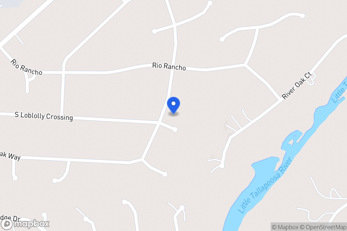Map of 317 S Red Oak Way