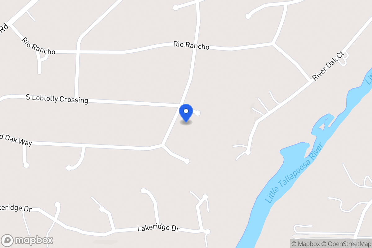 Map of 303 S Red Oak Way