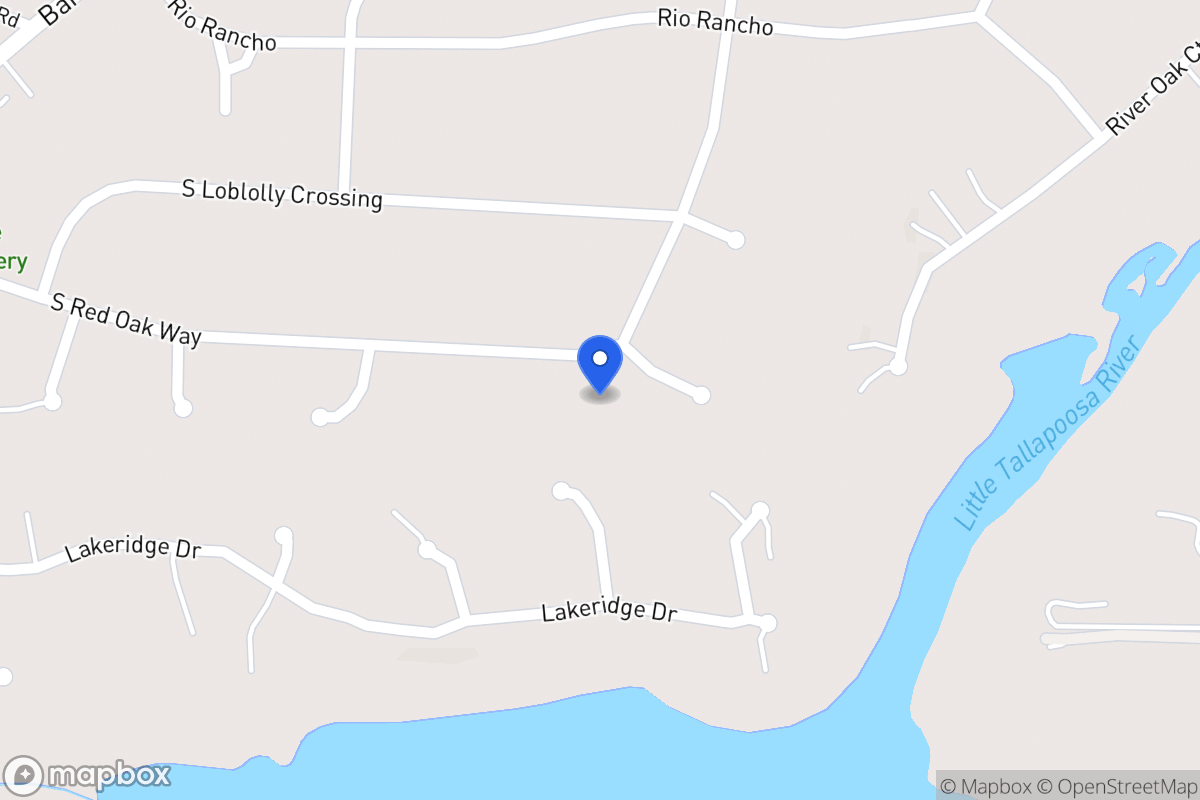 Map of 275 S Red Oak Way