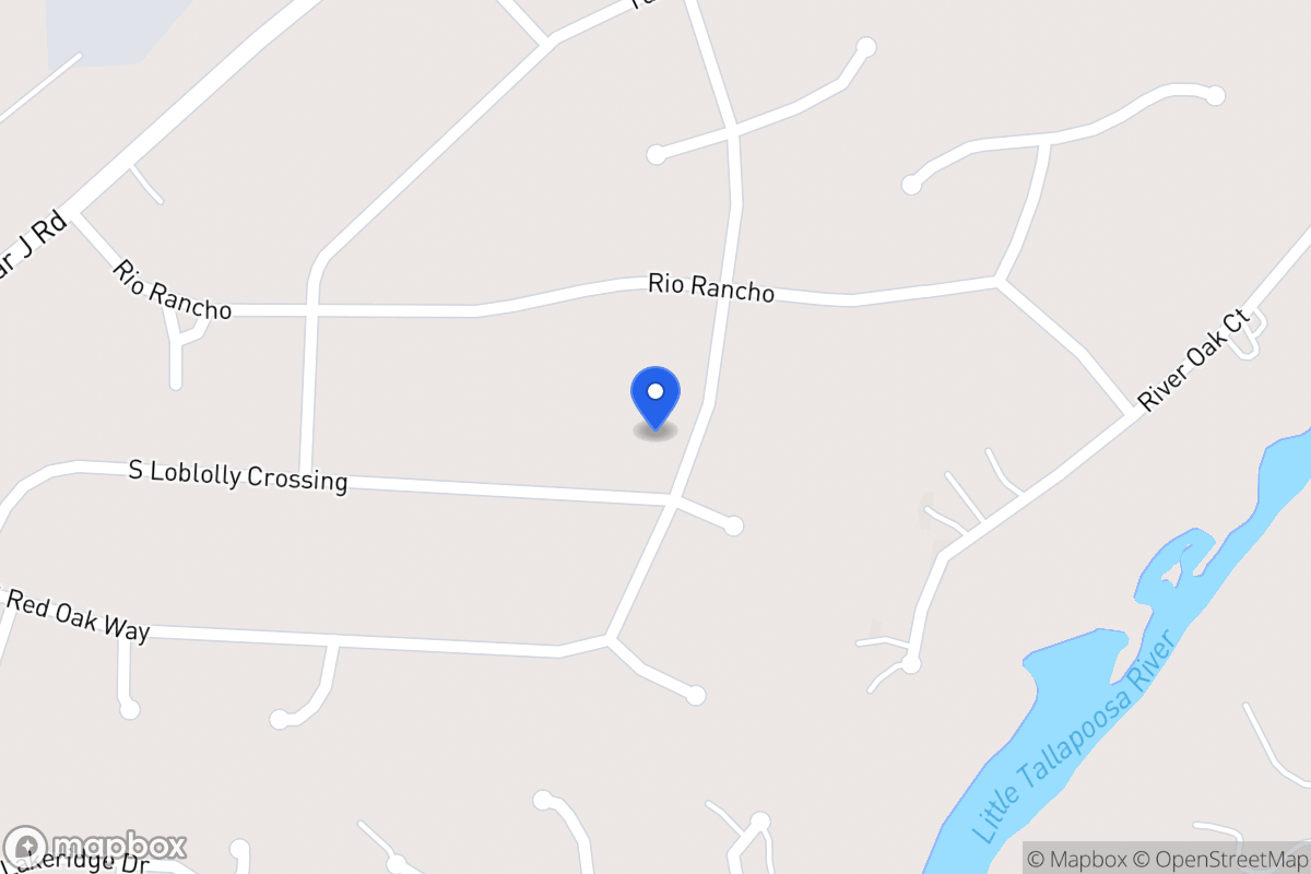 Map of 320 S Red Oak Way