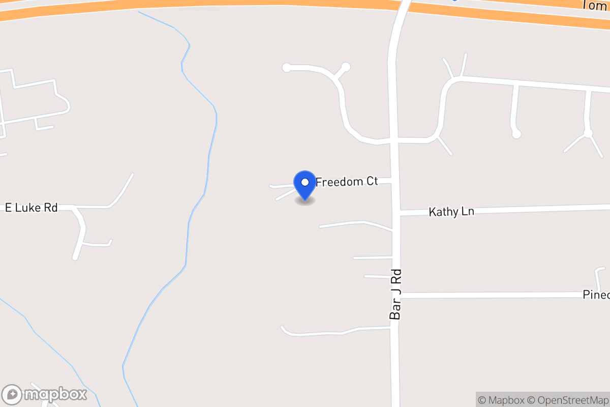 Map of 136 Freedom Ct