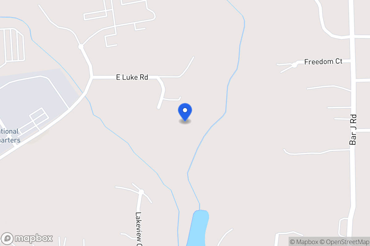 Map of 320 E Luke Rd