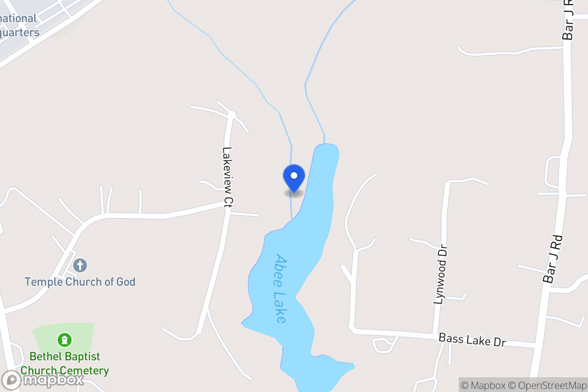 Map of Bass Lake Dr