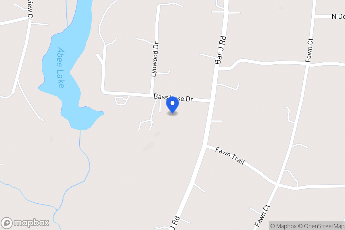 Map of 38 Bass Lake Dr