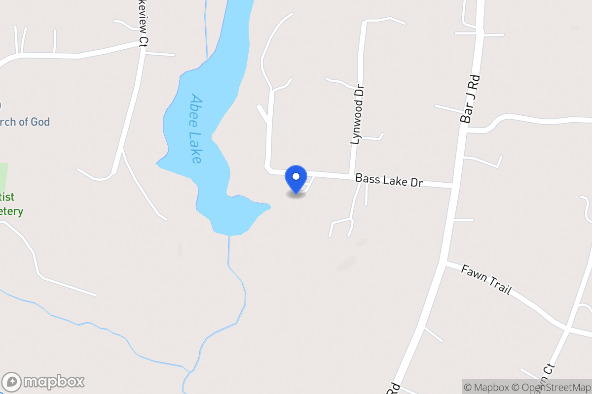 Map of 100 Bass Lake Dr