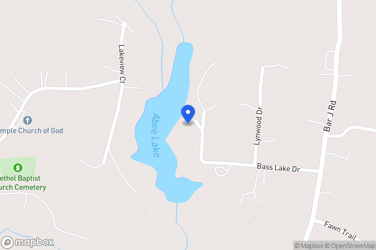 Map of 160 Bass Lake Dr