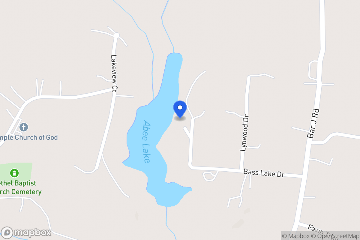 Map of 170 Bass Lake Dr