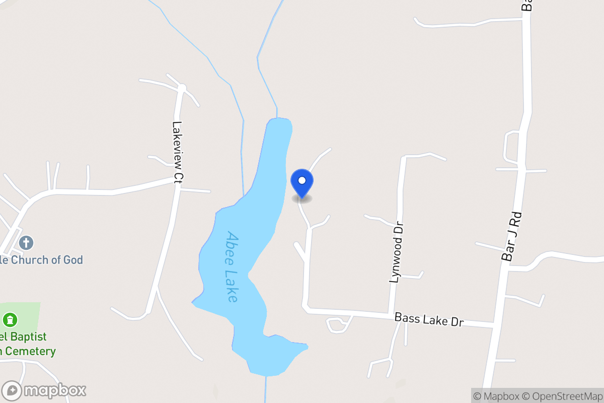 Map of 180 Bass Lake Dr