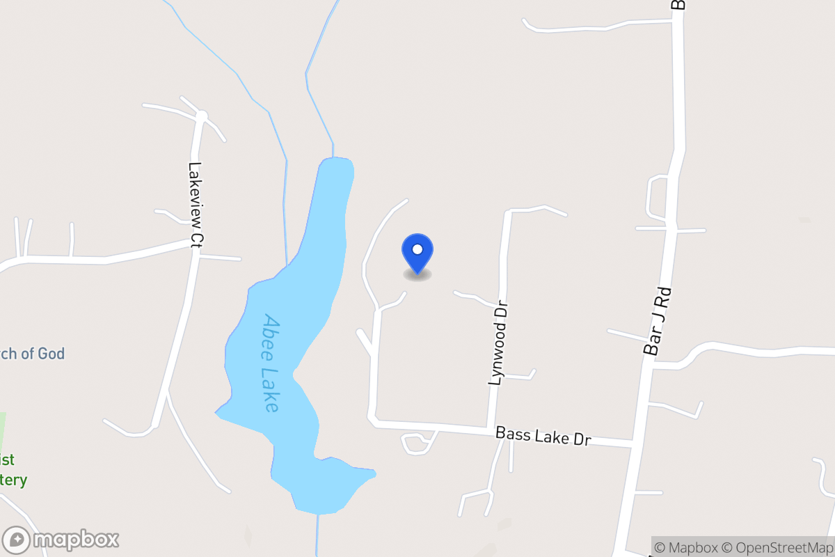 Map of 155 Bass Lake Dr