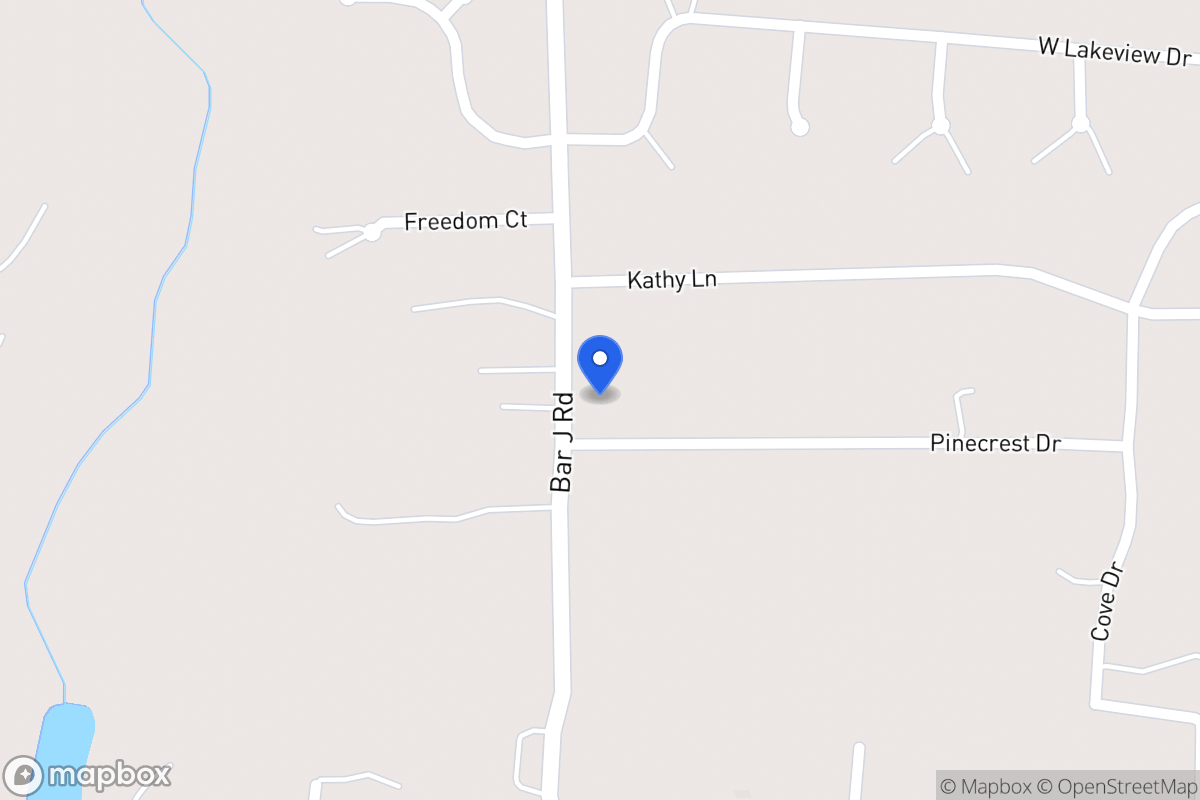 Map of 10 Pinecrest Dr
