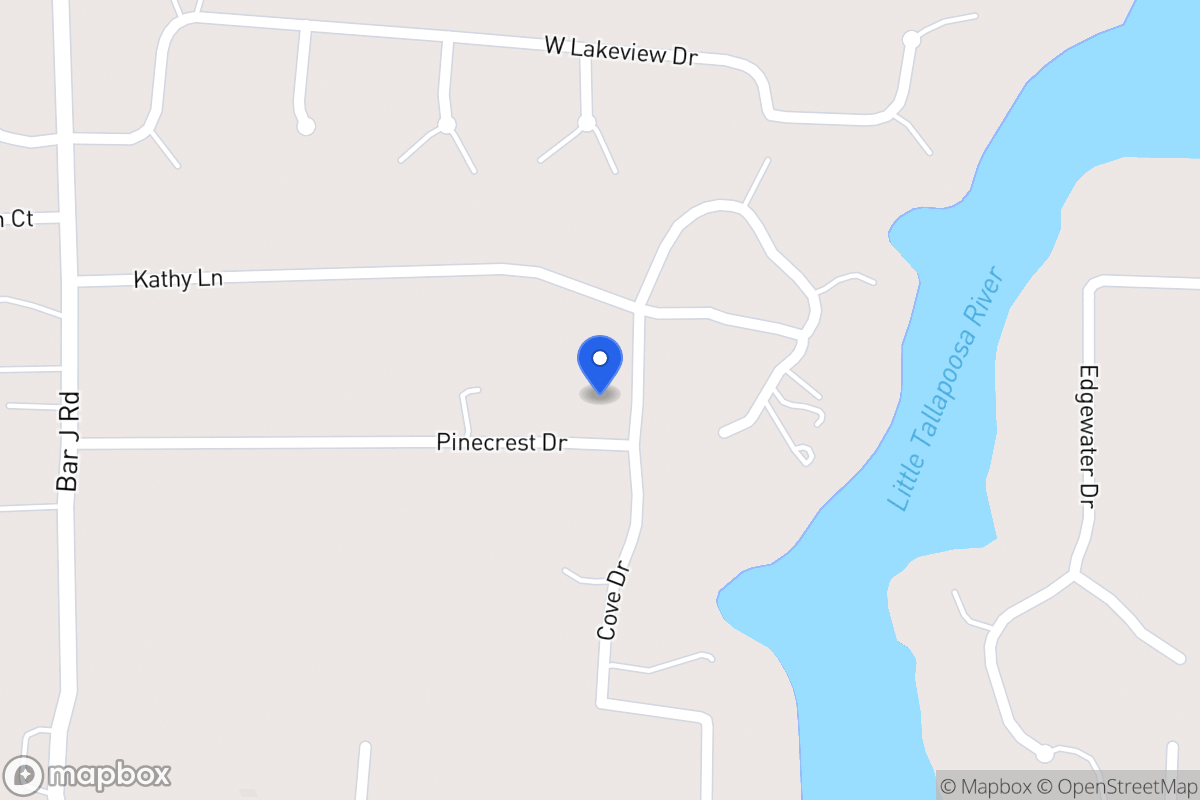 Map of 160 Pinecrest Dr