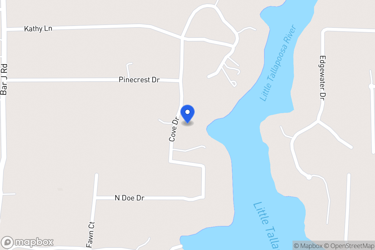 Map of Cove Dr