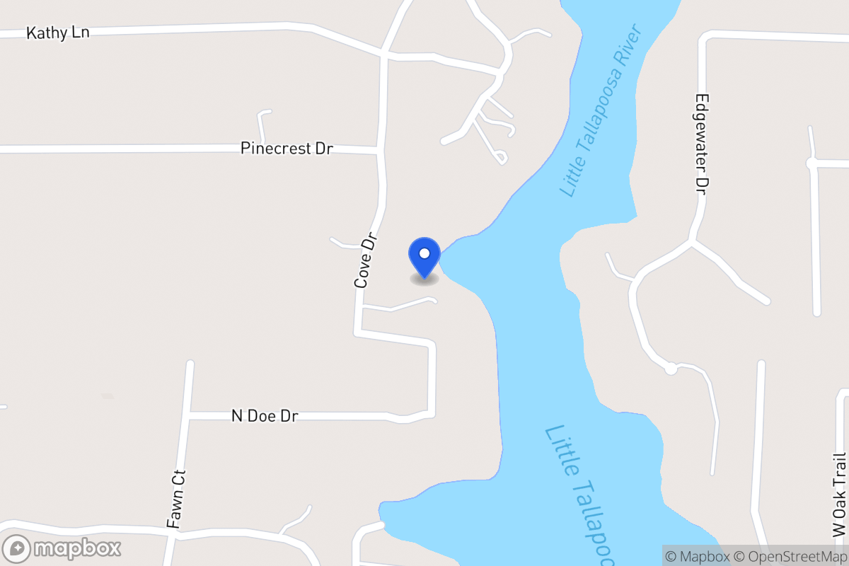 Map of 124 Cove Dr