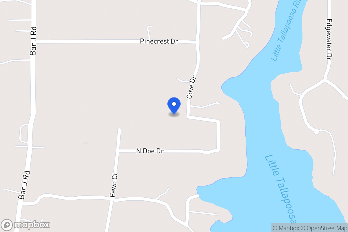 Map of 127 Cove Dr