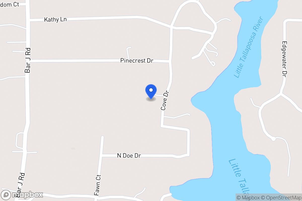 Map of 89 Cove Dr