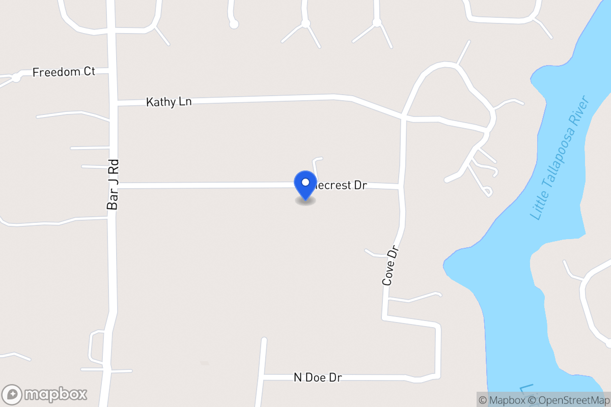 Map of 127 Pinecrest Dr