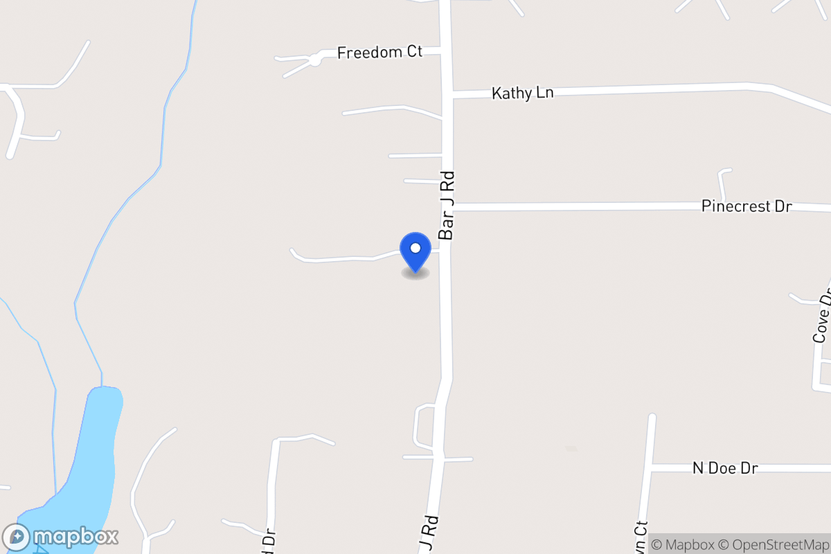 Map of 1223 Bar J Rd