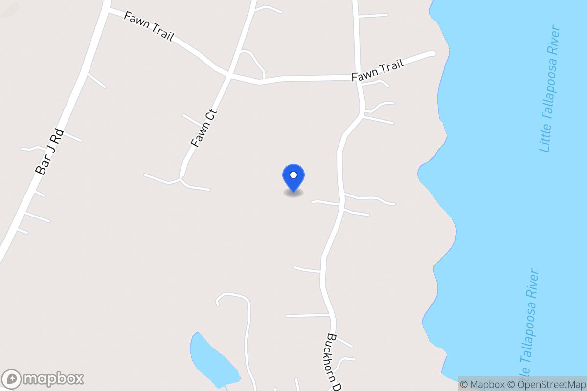 Map of 160 Buckhorn Dr