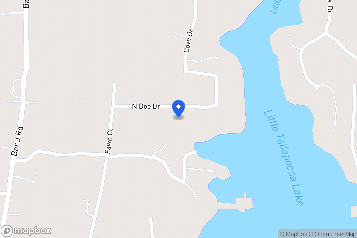 Map of 83 N Doe Dr