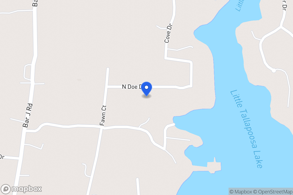Map of 51 N Doe Dr