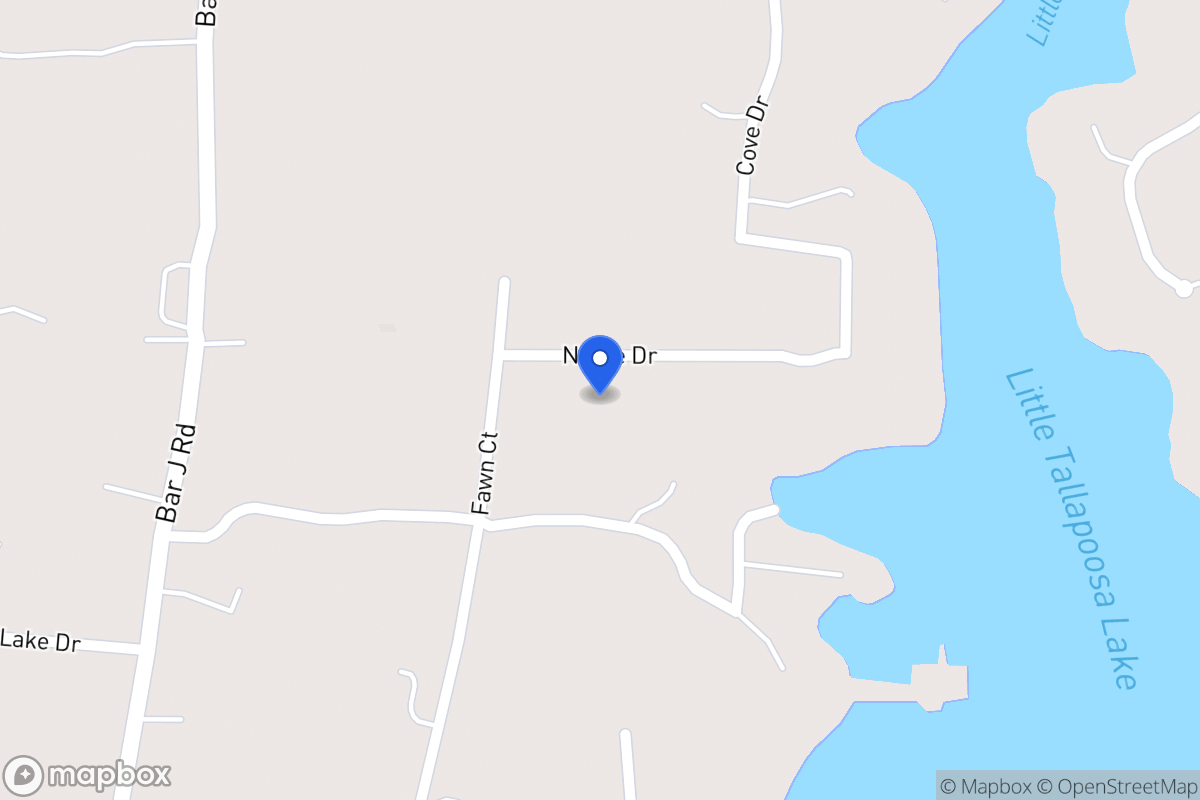Map of 19 N Doe Dr