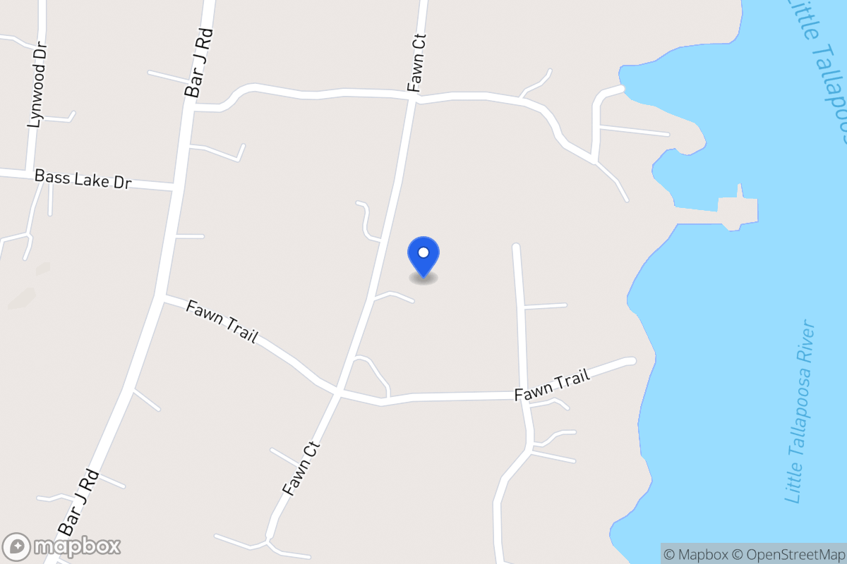 Map of 166 Fawn Ct