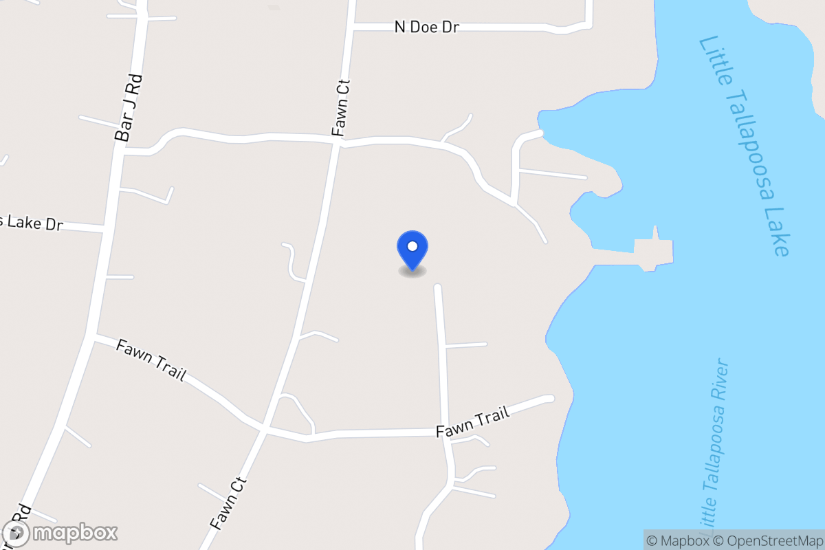 Map of 288 Buckhorn Dr