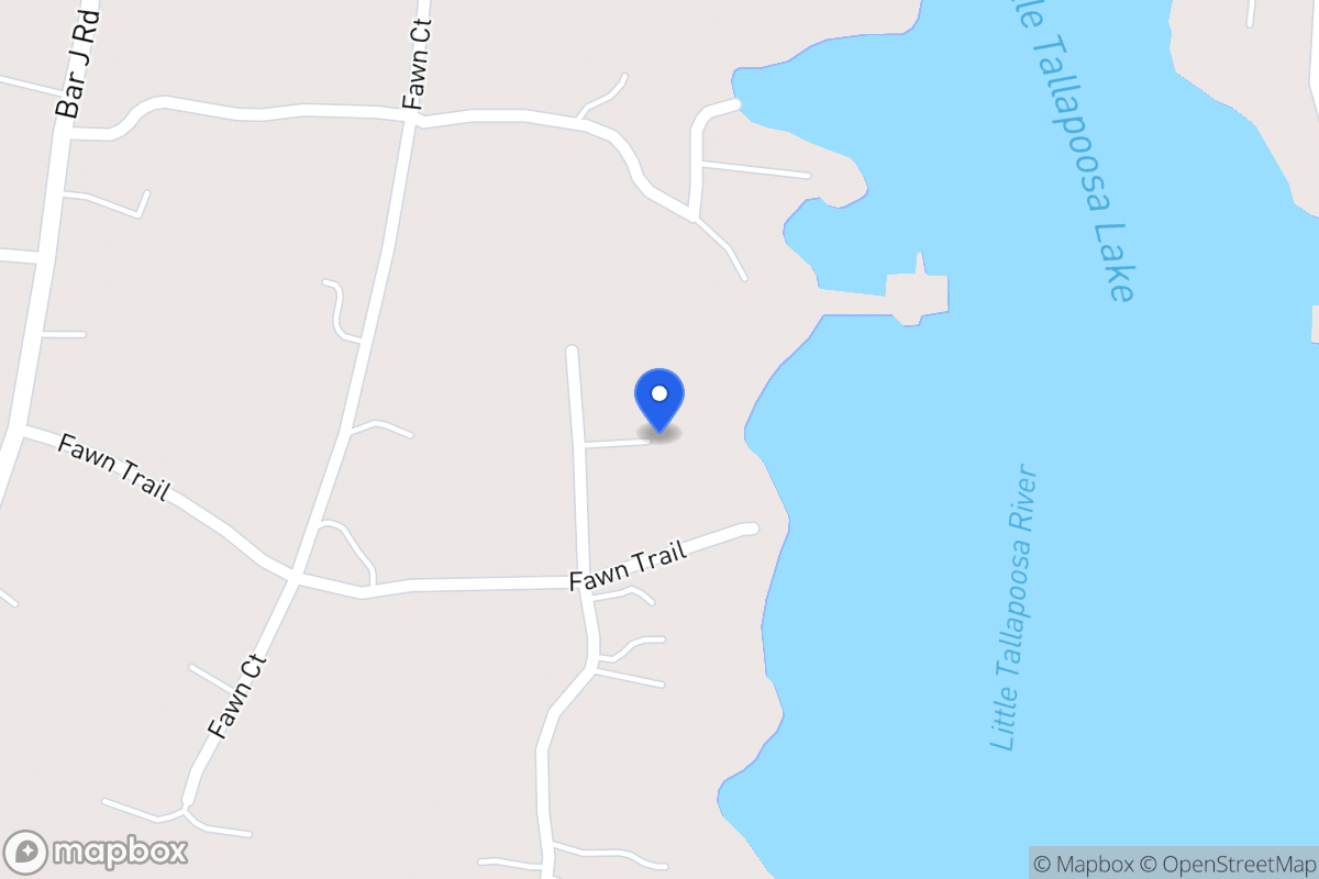 Map of 283 Buckhorn Dr